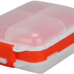 Pill Organizer, Foldable Large Pill Case Pill Organizer Travel 3 Layers 7 Day Weekly Dustproof Moisture Proof Pill Case Organizer for Daily Medicine(red)-image-43