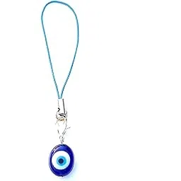 Evil Eye Phone Charm, Silver, Protection, Lucky, Tiny-picture-28