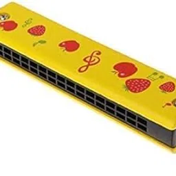 AYRA Crafts Wooden Harmonica Colorful Kids Musical Instruments Toys Children Cartoon Pattern Wood Mouth Organ Random Color and Design (Pack of 1)-picture-14