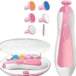 Baby Electric Nail Trimmer for Baby Nail Cutter for New Born Baby with 6 Grinding Heads Automatic Set Safe Nail Trimmer Kit for Kids Toddler Toes and Fingernails(Multicolor) Nil Exporttanza-P4613-picture-14