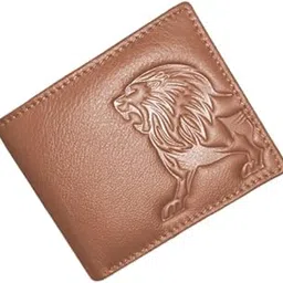 wild napa Genuine Leather Wallets for Men | Stylesh and Comfortable Leo Design RFID Protected Wallet | Pure Leather Purse, Credit, Debit Card Slots and Coin Pocket 2 Currency Compartments Purse (Tan)-picture-33