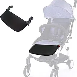 THE WHITE SHOP Stroller Footrest, Stroller Accessories infants Leg Rest,8.5 Inch Long Extend Infant Pram Footboard(Black)-picture-33