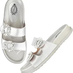 shoetopia Embellished Flats for Women Sandal-picture-15