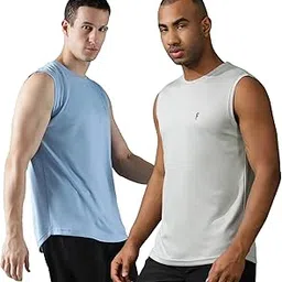 eppe Men's Micro Polyester High-Performance Slim Fit Sleeveless Round Neck T-Shirt for Gym Sports wear-picture-16