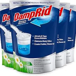 DampRid Refill Bag, 4-Pack - Fresh Scent Moisture Absorbers for Rooms with Excess Humidity, Long-Lasting, Eliminates Musty Odors and Creates Fresher Air, 4/2 lb. 12 oz (1.24 kg)-image-16