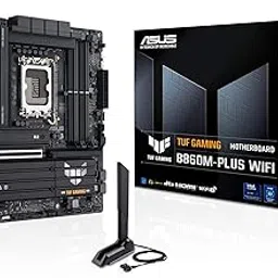 ASUS TUF Gaming B860M-PLUS WiFi B860 LGA 1851 mATX Motherboard, Intel® Core™ Ultra Series 2 Ready, AI PC, 12+1+2+1 80A Stages, DDR5,PCIe 5.0, 3X M.2, Wi-Fi 7, 2.5G LAN, HDMI™, USB 20Gbps Type-C®-picture-48