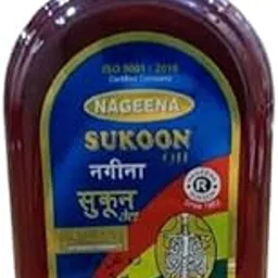 Nageena sukoon Pain Relieving Massage Oil Sukoon Tel, 200 ml-image-0