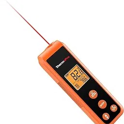 LABART ThermoPro TP410 IR Thermometer Gun Non-Contact Laser Thermometer Gun for Cooking, Temperature Gun with Range -58℉~1022℉ for Pizza Oven Accessories, Griddle, Grill, HVAC, Engine (Not for Human)-picture-24