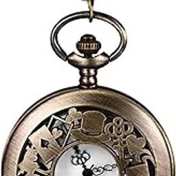 jewelrywe Mens Pocket Watch Stylish Tree of Life Hollow Retro Quartz Watch Arabic Numerals Pendant Necklace-picture-52
