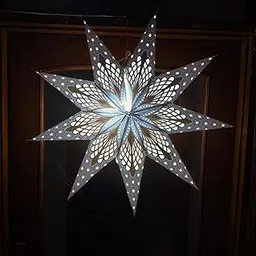 ALILA Hanging Star Lantern Lamp Shade Kandil Jhumar for Home Diwali Christmas Xmas Decor Living Room Balcony Decoration-picture-16