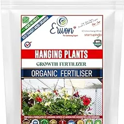 Erwon® Hanging Plant Growth Fertilizer Premium Essential Powerful Organic Fertilizer for Overall Growth of Hanging Plants, with Charged Micro-organism and ++ Micronutrients (400 gm)-image-74