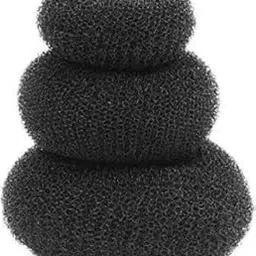 PALMATE Hair Donut Bun Maker for Women & Girls - Puff Juda Bun Shaper - Hair Accessories for Women - Pack of 3 (Small, Medium & Large)-picture-24