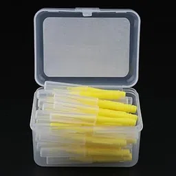 MYADDICTION 40 Pieces/Box Dental Interdental Brush Tooth Pick Flosser Toothpick Sticks Yellow 0.4mm Clothing Shoes & Accessories | Uniforms & Work Clothing | Hats-picture-55