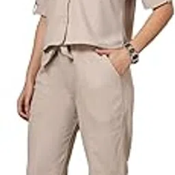 chkokko Casual Co ord Set For Women Stylish Summer Wear Cord Half Sleeves Polo Neck Track Suit Latest Coords Travelling Outfit Western Ladies Co ords-picture-37
