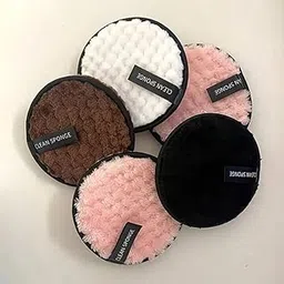 Facejewel Multi-functional Makeup Removal Facial Cleansing Pads Facial Makeup Remover, Eye Makeup Remover & Foundation Simple 5pcs Makeup Remover | Safe for Dry & Sensitive Skin-picture-12