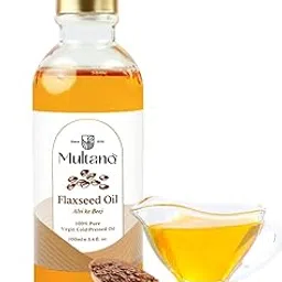 Multano Pro Pure Edible Cold Pressed Flaxseed Oil for Hair Growth & Skin Health | Alsi Ke Beej Ka Tel for Skin Care, Moisturizing Dry Skin, Eyelash & Nails Oil (100ml)-picture-17