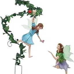 THE STYLE SUTRA Flower Fairy Garden Stakes Unique Resin Sculptures for Entrance Planter Lawn-image-20