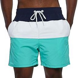 chroes Men's Swim Trunks Quick Dry Beach Shorts with Pockets |Multicolor/Bwg |M-picture-2