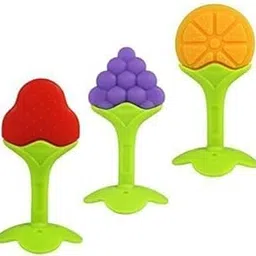 Smiley mia Baby teether Toy for Teething/Chewing Teether & Soother (Pack of 3 Multi)-picture-29