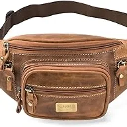 ngold Leather Waist Bags (Tan)-picture-16