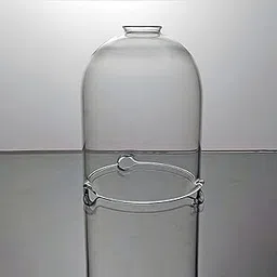 D&M Borosilicate Glass Shade Without Diya | Glass Deepam Cover (Handi) | Cover for Bedroom & Mandir, Pooja, Home Decoration & Gifts | Height - 6 Inches | Width - 11 cm | Pack of 1-picture-29