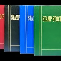 ISC~ STAMP ALBUM, 20 Pages (10 Sheets), A5 Size, 6 Clear Strips Per Page, Made In India By Stampex (1 ALBUM)-picture-12