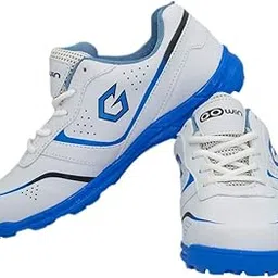 gowin Academy White/Sky Cricket Shoes Size-3 with TR-666-W Cricket Leather Ball Alum Tanned White-picture-26