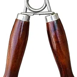Pack Of 2 Hand Grip Strengthener Wooden Hand Gripper Set for Forearm Hand Finger Strength | Hand Rehabilitation for Home Gym Workout, Finger Exercise Power Gripper-picture-21