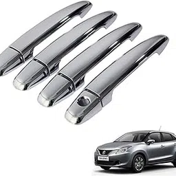 AUTOADDICT Auto Addict Car Chrome Handles Door Latch Cover for Maruti Suzuki Baleno Nexa-picture-23