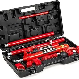 HYCO 10-Ton Hydraulic Ram Body Frame Repair Kit, Portable Power Jack with 2M Hose, Car Auto Tool Set with Carrying Case-image-43