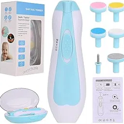 Nail Trimmer New Born with Lights | Electric Baby Nail Cutter 0-6 Months with Multiple Filer Heads-picture-15