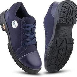 fuel Canvee Industrial Safety Shoes for Men, PU Single Density Sole, 200J Steel Toe Work Boots, Anti-Slip & Durable Heavy Engineering Footwear for Warehouse & Site Work-picture-56