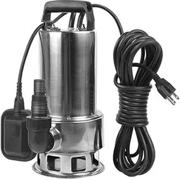 Asian Pumps & Machineries 1.5HP Submersible Clean/Dirty Water Sewage Sump with Auto Float switch Dewatering Pump Garden Fountain Farm Pond Flooded Basement with 25 ft Cable 15000lh/r 9.5 mtr Head-picture-11