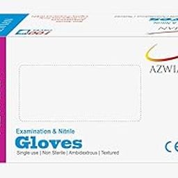 generic Latex Examination Disposable Medical Hand Gloves, Surgical gloves, 100 Pieces White Less Powderd, Medium.-picture-6