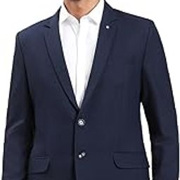 turtle Men Polyviscose Blue Checkered Tailored Fit Blazer-picture-42