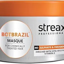 Streax Professional BotBrazil Masque,200 gms for Chemically Treated Hair with Vita Oil Repair Complex, Hydrating Hair Mask for Deep Repair & Nourishment for Keratin, Botox, Colour & Straightened Hair-image-16