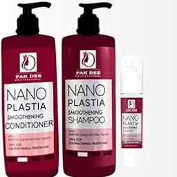 Nano Plastia Hair Care Range | Shampoo, Conditioner & Serum | Frizz Control, Smoothness & Shine | Sulphate-Free Professional Hair Care-picture-25