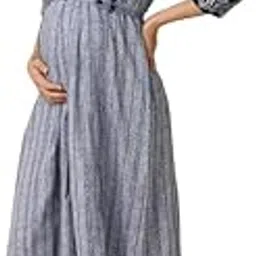 dummy shape Feeding Kurtis for Women Cotton | Printed Maternity Flare Kurta with Dual Nursing Zippers for Pre & Post Pregnancy | Gift for Pregnant Woman-picture-11