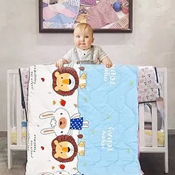 COZY FURNISH Reversible Kids Comforter Blanket Quilt | Super Soft, All-Season | 150 GSM | 0-8 Years | 60x45 Inches for Kids | Summer & Winter Blanket for Kid Boys & Girls-image-16