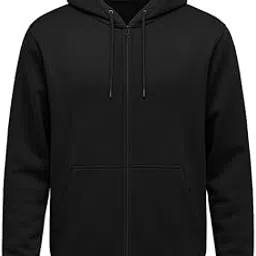 koverify Trendy Solid Cotton Blend Full Sleeves Zipper Hoodie for Men & Women-picture-11