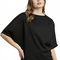 zilcon Women's Relaxed Fit Waffle Knit Dolman Sleeve Top | Loose Fit Waffle Blouse | Comfortable & Stylish Casual Top-picture-5