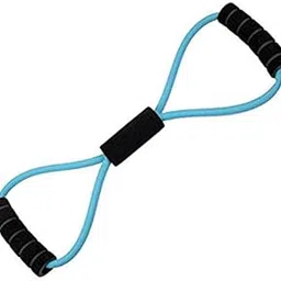 Snowpearl Soft Latex 8-Shaped Resistance Band Tube for Body Building Fitness Gym Exercise | Exercise Band for Men & Women-picture-15