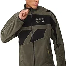 reebok Unisex-Adult Fleece-Brush Two Side Standard Length Jacket-picture-24