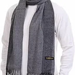 Men's Muffler With Multi Color Strips Design Woolem Blend Fabric Stylish Tussles Ends Muffler For Men - 70 Inches * 11 Inches-image-20