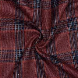 Qashida Tweed Wool Blazer Fabric for Men | Premium Checked Woollen Suiting Material | 2 Meter Cut for Blazers, Kotis & Waistcoats | 58 Inch Width | Red, Blue Checks-picture-14