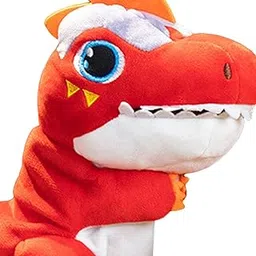 The Style Sutra Dinosaur Hand Puppet Comfortable Interesting Cognitive Development Plush Toy Red|Toys & Hobbies | Educational | Other Educational Toys|1 Dinosaur Hand Puppet-picture-14