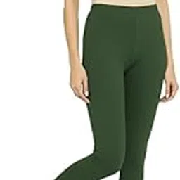 Women's Ankle Length Leggings, Super Stretchable Cotton Lycra, Solid Pattern-picture-15