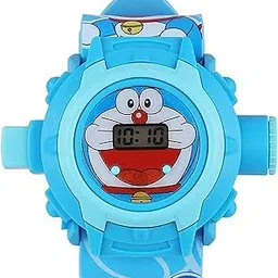 SharvilSons 24 Images Cartoon Character Projector Watches for Kids | Boys | Girls [Doro Blue]-picture-61