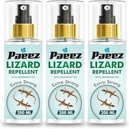 Paeez Natural Lizard Repellent Spray – 100% Safe, Eco-Friendly & Non-Toxic Home Protection – Long-Lasting Indoor Lizard Control Spray (600ML, Pack of 3)-picture-12
