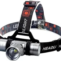 boxoon LED Headlamp USB Rechargeable Adjustable Small Elastic Splashproof Zoomable Portable Fishing Headlamp-picture-40